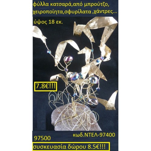ΦΥΛΛΑ ΚΑΤΣΑΡΑ ΑΠΟ ΜΠΡΟΥΤΖΟ ΧΕΙΡΟΠΟΙΗΤΑ ΓΟΥΡΙΑ 2016 97400	